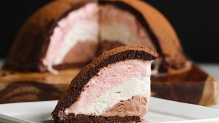 Neapolitan Brownie Bombe [upl. by Yennor75]