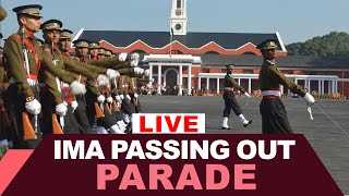 Live Passing out Parade of Indian Military Academy in Dehradun  AUTUMN TERM2023 DEC [upl. by Ateikan]