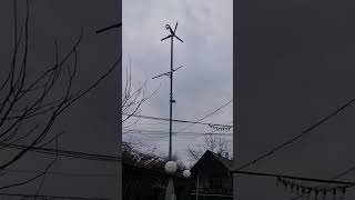 Street lighting system with solar panel and wind turbine [upl. by Ahsienod710]