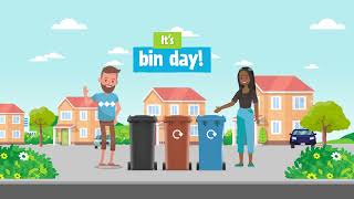 Blue Black Brown Green Not sure when your next bin collection is [upl. by Johiah]