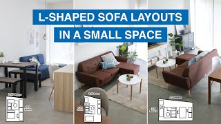 LShaped Sofa Layouts in a Small Space  MF Home TV [upl. by Anifesoj926]