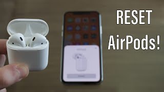 How To Reset AirPods  Fix ANY and ALL Problems [upl. by Medardas]