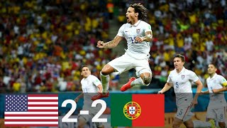 USA vs Portugal 22 All Goals amp Highlights English Commentary 2014 FIFA World Cup [upl. by Socin]