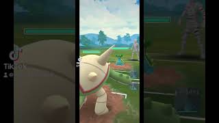 Chesnaught makes opponents immediately top left pokemon pokémongo pokemongopvp [upl. by Nnad]