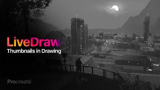 LiveDraw with Procreate  02 Thumbnails [upl. by Nitsrek]