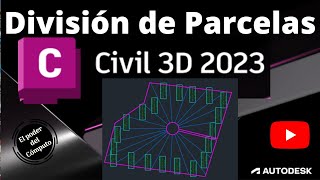 División de parcelas en Civil 3D [upl. by Tiebold]