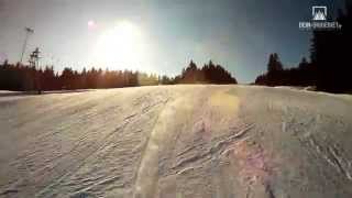 Skigebiet Wasserkuppe Rhön Kamerafahrt MärchenwiesenAbfahrt [upl. by Evelunn]