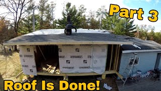 Building An Addition To Our Mobile Home in Wisconsin Part 3 [upl. by Ojiram]