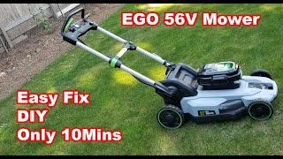 How to fix EGO 56V 21quot Self Propelled Lawn Mower wont start jump on black and red only [upl. by Anertak408]