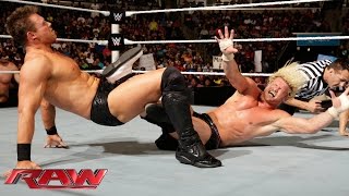 The Miz vs Dolph Ziggler – Intercontinental Championship Match Raw Sept 22 2014 [upl. by Lekim]