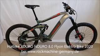 New Haibike XDURO NDURO 8 0 Flyon HPR120S 630 WH Intube Econnect Elektro Bike 2020 [upl. by Podvin256]