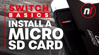 How to Install a Micro SD Card in Your Nintendo Switch OLED Lite OG  Switch Basics [upl. by Charie986]