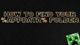 How To Find Your appdata Folder Windows 10 [upl. by Durand]