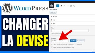 Comment Changer La Devise Sur Wordpress 2024 [upl. by Scotty]