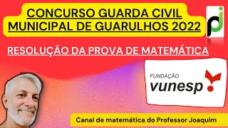 CONCURSO GCM GUARULHOS 2022  QUESTÃO 11 [upl. by Atisusej]