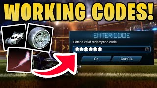 All WORKING Rocket League Codes To REDEEM On Rocket League all free redeem codes [upl. by Sitsuj830]