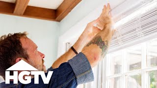 How to Install Window Blinds  HGTV [upl. by Blasius339]