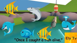 1 2 3 4 5 once i caught a fish alive song with lyrics and subtitles [upl. by Eleanora]