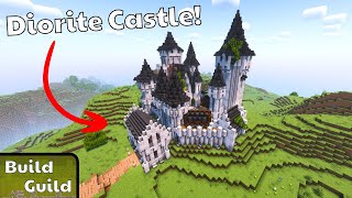 Diorite Castle in MInecraft [upl. by Anitnoc]