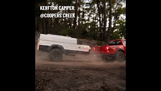 Kerfton OffRoad Camper Trailer in action at Coopers Creek Victoria [upl. by Milman870]