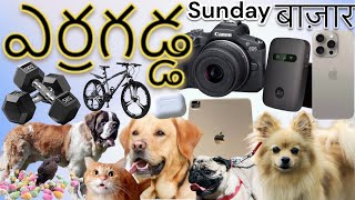 ఎర్రగడ్డ  📺📸🗃️🛍️🛋️🪑🎧🎹🎤  Sunday Bazar  market  shopping  malls trending viralvideo erragadda [upl. by Maximo]