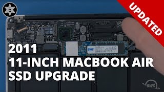 How to Install a SSD in a 11inch MacBook Air 2011  UPDATED [upl. by Nenney]