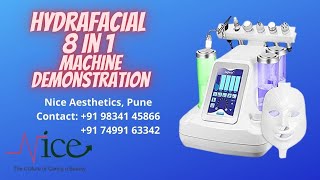 8 in 1 hydrafacial machine Demonstration [upl. by Orofselet]