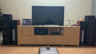 KEF Q950 sound test original video deep bass [upl. by Kenyon59]