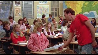 Jeff Spicoli orders a pizza in class Fast Times at Ridgemont High 82 [upl. by Boynton350]