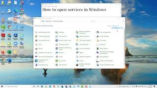 How to open Windows Services in Windows 10 Tutorial [upl. by Yelsna336]