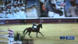 Ludger Beerbaum riding Chaman in the Global Champions Tour Doha [upl. by Thibaut]