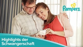 Schwangerschaft Highlights der Schwangerschaftswochen  Pampers [upl. by Eimilb]