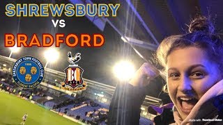 SHREWSBURY TOWN VS BRADFORD CITY [upl. by Pooley]