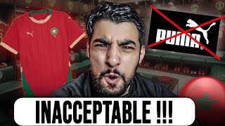 PUMA ALLEZ VOUS FAIRE F0UTRE   Mon avis sur le nouveau maillot du Maroc [upl. by Binni330]