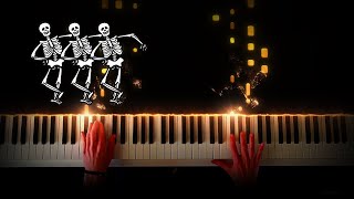 Andrew Gold  Spooky Scary Skeletons Piano Cover [upl. by Areip]