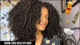 DIY NATURAL HAIR MASK  For Moisture Growth amp Definition [upl. by Sylvester]