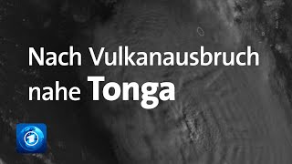 Tonga Ausmaß der Schäden nach Vulkanausbruch weiter unklar [upl. by Aicekan]