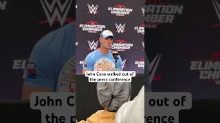 John Cena Walked Out Of The Press Conference [upl. by Ayekram]