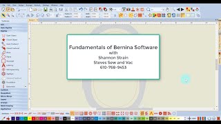 Bernina Designer Plus Fundamentals V8 and V9 [upl. by Uziel987]