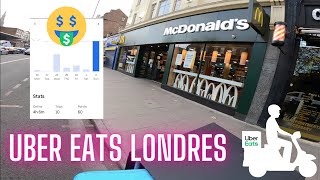 DELIVERY  COMO É O TRABALHO COM O APLICATIVO UBER EATS EM LONDRES NA INGLATERRA  MOTOBOY UK [upl. by Heppman]