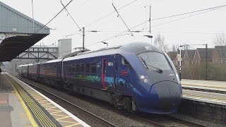 Hull Trains Class 802 leaves Grantham 5423 [upl. by Nowd]