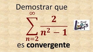 Serie convergente y su suma  Serie telescópica  Ejercicio 1 La Prof Lina M3 [upl. by Jaban]