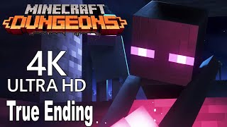 Minecraft Dungeons  True Ending 4K [upl. by Cissy288]