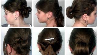 AcConciate per le feste tre chignon facili [upl. by Sillyhp481]