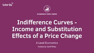 Indifference Curves  Income and Substitution Effects for Normal Goods I A Level and IB Economics [upl. by Nahtnhoj]