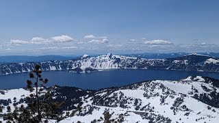 Backcountry skiing Mount Scott in Oregon [upl. by Adnarem]