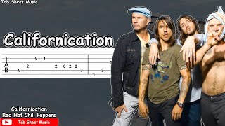 Red Hot Chili Peppers  Californication Guitar Tutorial [upl. by Ches]