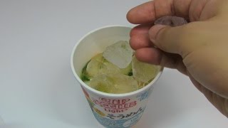 Nissin Ice Cup Noodle Somen Noodles [upl. by Arnelle764]