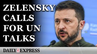 Zelensky to call for UN Security Council emergency talks after Russian strike hits hospital [upl. by Siravaj]