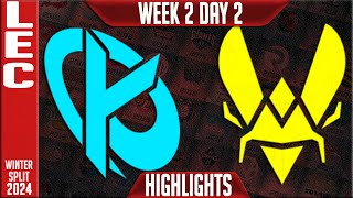 KC vs VIT Highlights  LEC Winter 2024 Week 2 Day 2  Karmine Corp vs Team Vitality [upl. by Lletnahc]